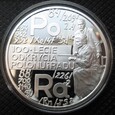 20 złotych 100-lecie Odkrycia Polonu i Radu 1998r.