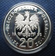 20 złotych 500 Lat Województwa Płockiego 1995r