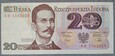 20 złotych 1982 seria AB Romuald Traugutt