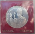 1000 złotych 1982 Jan Paweł II próba oryginalna zgrzewka