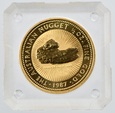 1/2 oz Au - Nugget Samorodek - Australia 50 $ - 1987 rok