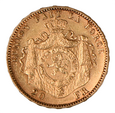 Belgia - Leopold II - 20 franków 1877 (z6)