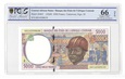 Kamerun 5000 franków PCGS 66