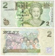 Fidżi Fiji 2 dollars stan F-VF
