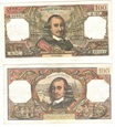 Francja, 100 Francs, Corneille, 1973 stan VF VF+
