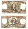 Francja, 100 Francs, Corneille, 1978 stan VF VF+