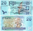 Fidżi Fiji 20 Dollars 2012 UNC