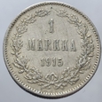 323. Finlandia - 1 markka - 1915r.-(Ag)