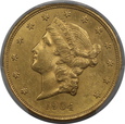 USA, 20 Dolarów Liberty Head 1904 rok, PCGS MS 62, /K12/