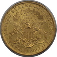 USA, 20 Dolarów Liberty Head 1904 rok, PCGS MS 62, /K12/