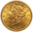 USA 20 Dolarów 1898 S  Rok PCGS AU 58              (F)