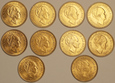 Holandia Zestaw 10 x 10 Guldenów 1925 rok