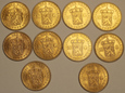 Holandia Zestaw 10 x 10 Guldenów 1925 rok