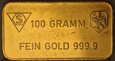 Szwajcaria Sztabka 100 gram