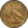 USA, 10 Dolarów Indian Head 1912 rok, NGC MS 62, /K1/