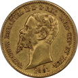 Włochy, 20 Lirów 1851 rok, Sardynia 