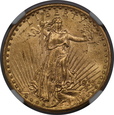 USA, 20 Dolarów St. Gaudens 1915 S rok,  NGC MS 63