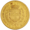 Włochy . 20 Lirów Sardynia 1852 rok /F/