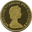 Kanada, 100 dolarów 1978 rok, 1/2 uncji złota