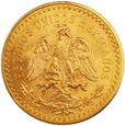 Meksyk 50 Peso 1943 rok 37.5grama czystego złota/P/