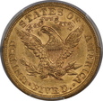 USA, 5 Dolarów Liberty Head 1880 rok, MS 61 PCGS