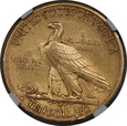 USA, 10 Dolarów Indian Head 1914 S rok, NGC AU 58 