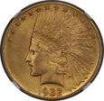 USA, 10 Dolarów Indian Head 1932 rok, MS 63 NGC