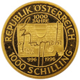 Austria 1000 Szylingów 1996 rok /P/