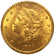 USA 20 Dolarów 1904 Rok PCGS MS 62            (F)