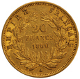 Francja 20 Franków 1860 A rok 