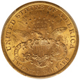 USA 20 Dolarów 1900   Rok PCGS MS63          (F)
