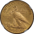 USA, 10 Dolarów Indian Head 1912 rok, NGC MS 61