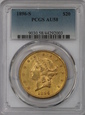 USA, 20 Dolarów Liberty Head 1896 S rok, PCGS AU 58