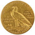 USA  5 Dolarów 1909 rok. Indianin /K 35 /ok. XF45