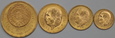 Meksyk, 20, 10, 5, 2 Pesos zestaw czterech monet