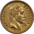 Francja, 20 Franków Napoleon III 1861 A rok 
