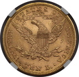 USA, 10 Dolarów Liberty Head 1893 rok, NGC MS 62  /K6/