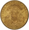 USA 20 Dolarów 1907  rok  stan 2+