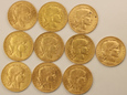 Francja 10 szt. 20 franków Kogut ,58.05 czystego złota /F/(3)