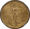 USA, 20 Dolarów St. Gaudens 1922 rok,  NGC MS 63