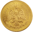 Meksyk 50 Peso 1946 rok 37.5g czystego złota/F/(1)