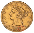 USA 5 Dolarów 1871 S rok NGC XF DETAILS  Ciekawy Rocznik/K1/21/