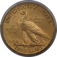 USA, 10 Dolarów Indian Head 1912 rok,  AU 53 PCGS