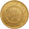 Francja, Anioł, 20 Franków 1874 A /F/