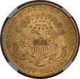 USA, 20 Dolarów Liberty Head 1893 rok, NGC MS 61