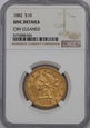 USA , 10 Dolarów Liberty Head 1882 rok , NGC, /K12/