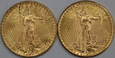 USA, PIĘKNA PARKA 20 Dolarów, St.Gaudens 1924 i 1927 rok