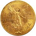 Meksyk 50 Peso 1944 rok 37.5grama czystego złota/P/