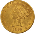 USA 10 Dolarów 1895  rok  /F   / ok.MS 61