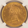 USA  10 dolarów 1893r. NGC MS 63  / K14  /